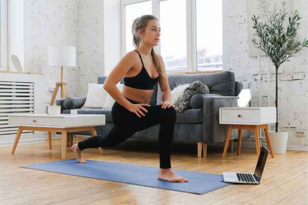 Woman exercising confidently after femiwand treatment Herne